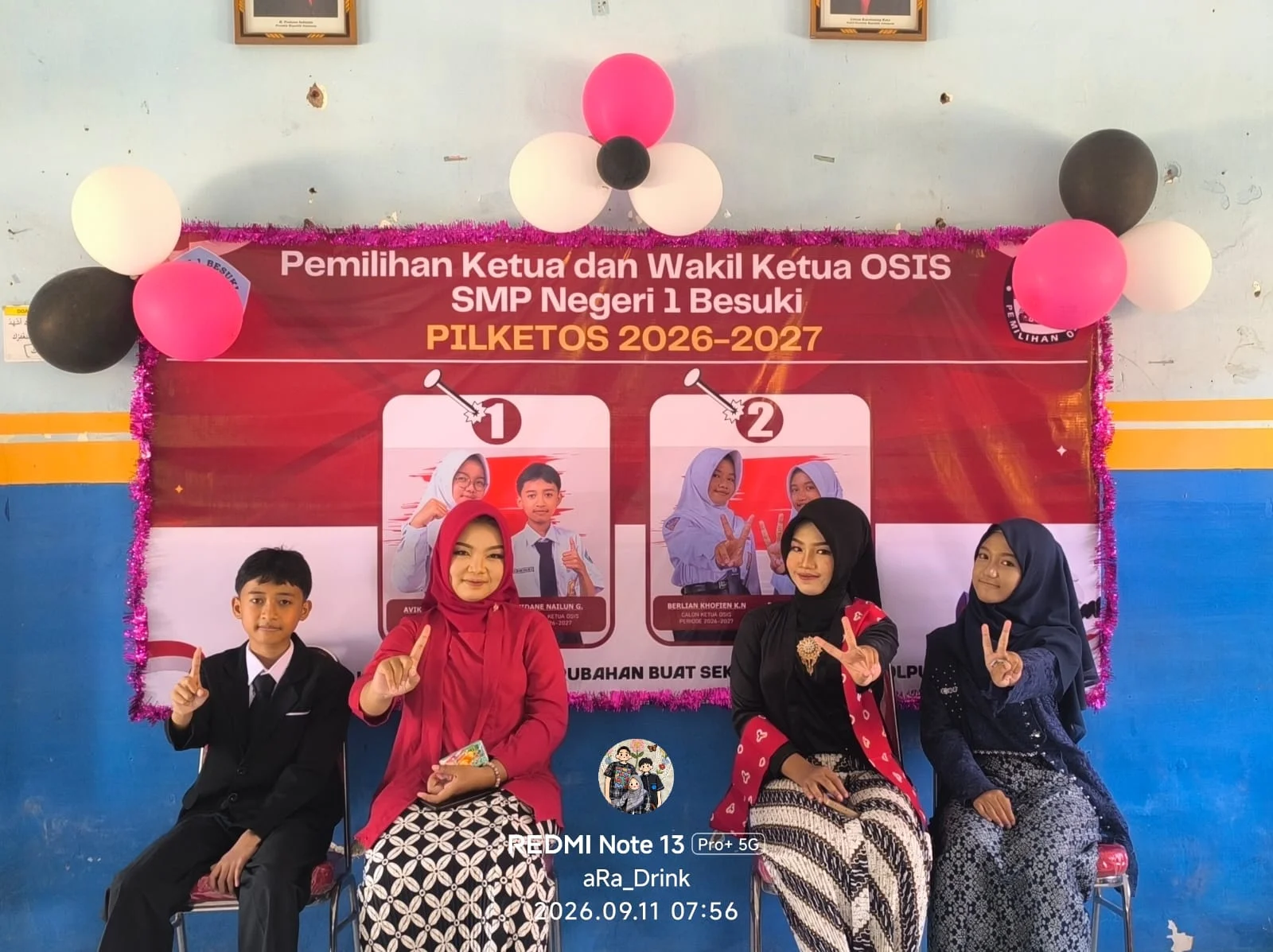 Pemilihan Ketua dan Wakil Ketua Osis Periode 2026/2027 SMP Negeri 1 Besuki